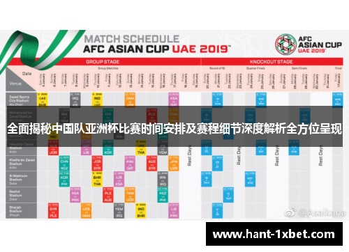 全面揭秘中国队亚洲杯比赛时间安排及赛程细节深度解析全方位呈现 全面揭秘中国队亚洲杯比赛时间安排及赛程细节深度解析全方位呈现